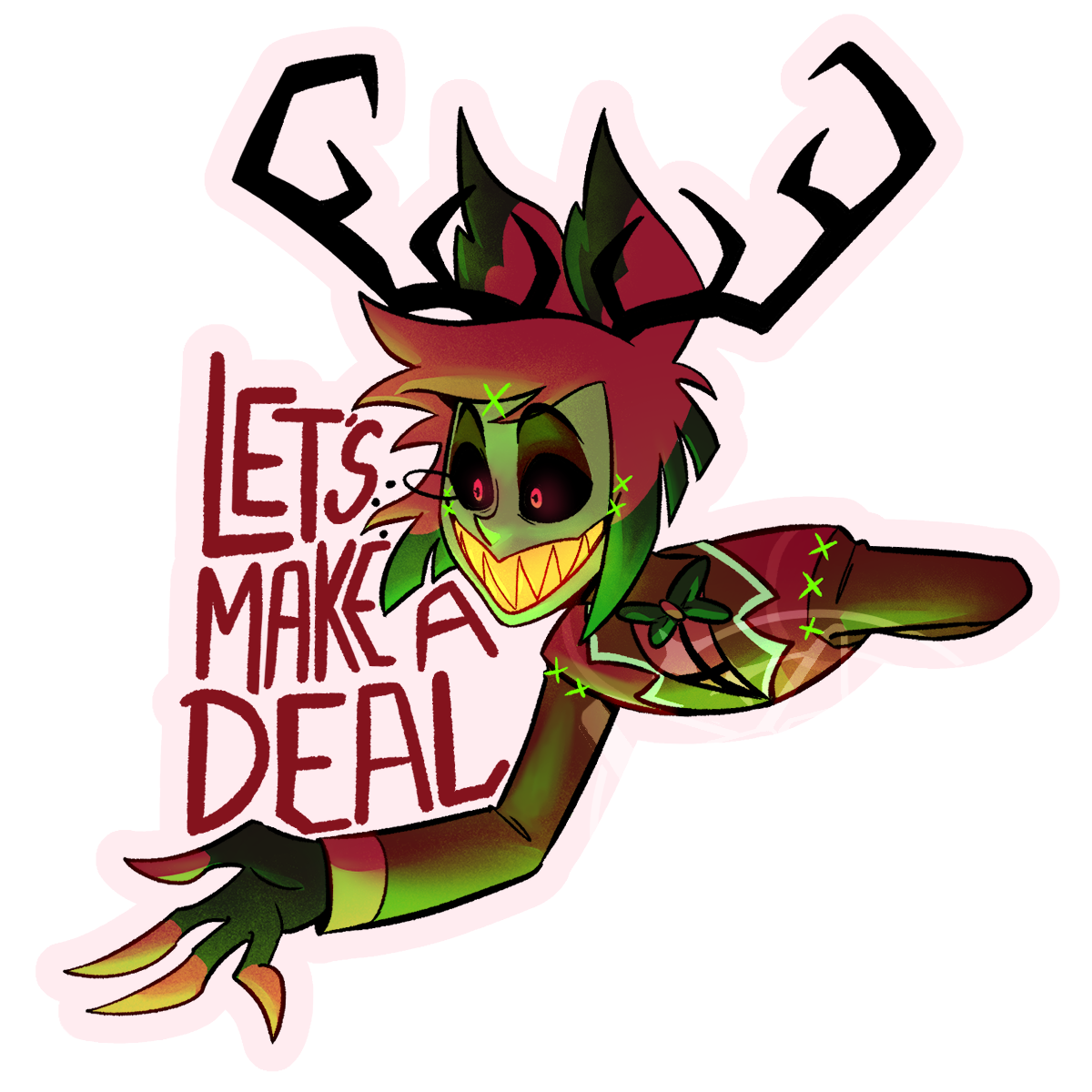 PRE-ORDER Alastor Vinyl Stickers