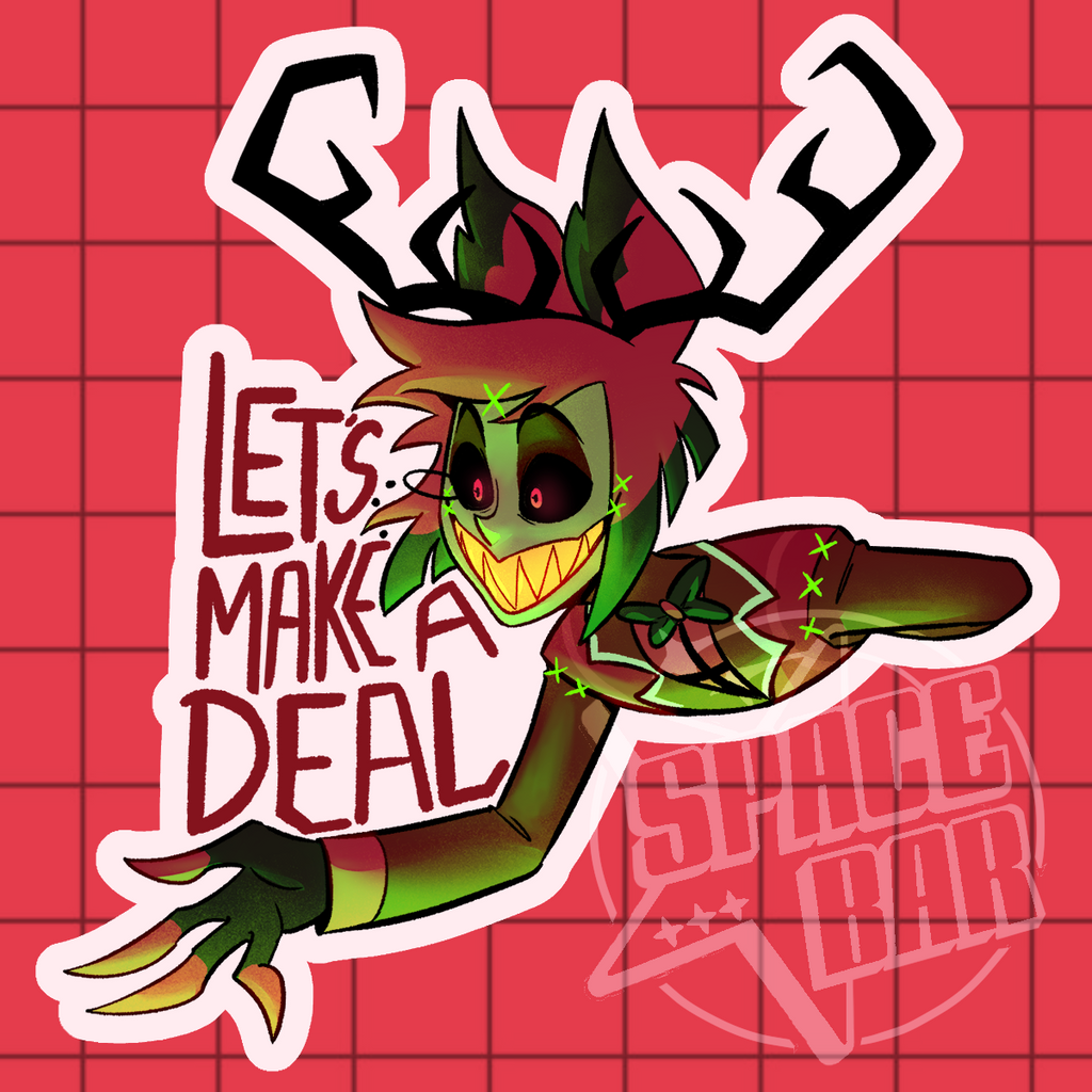 PRE-ORDER Alastor Vinyl Stickers