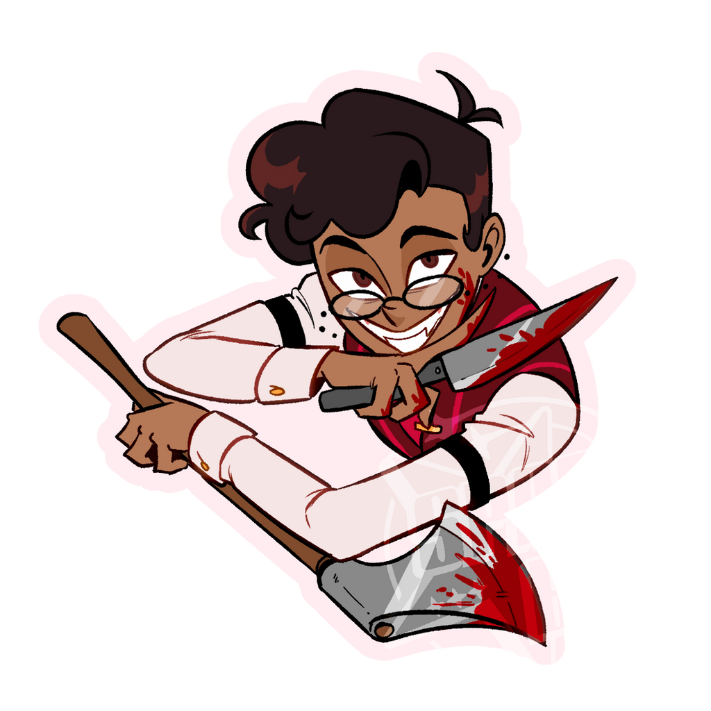 PRE-ORDER Alastor Vinyl Stickers