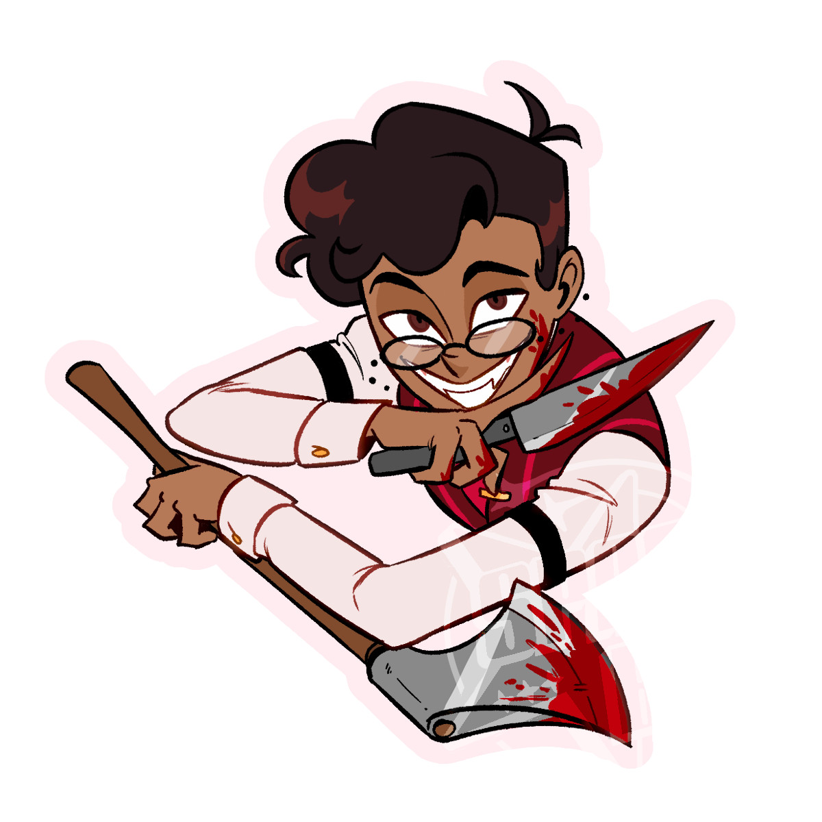 PRE-ORDER Alastor Vinyl Stickers