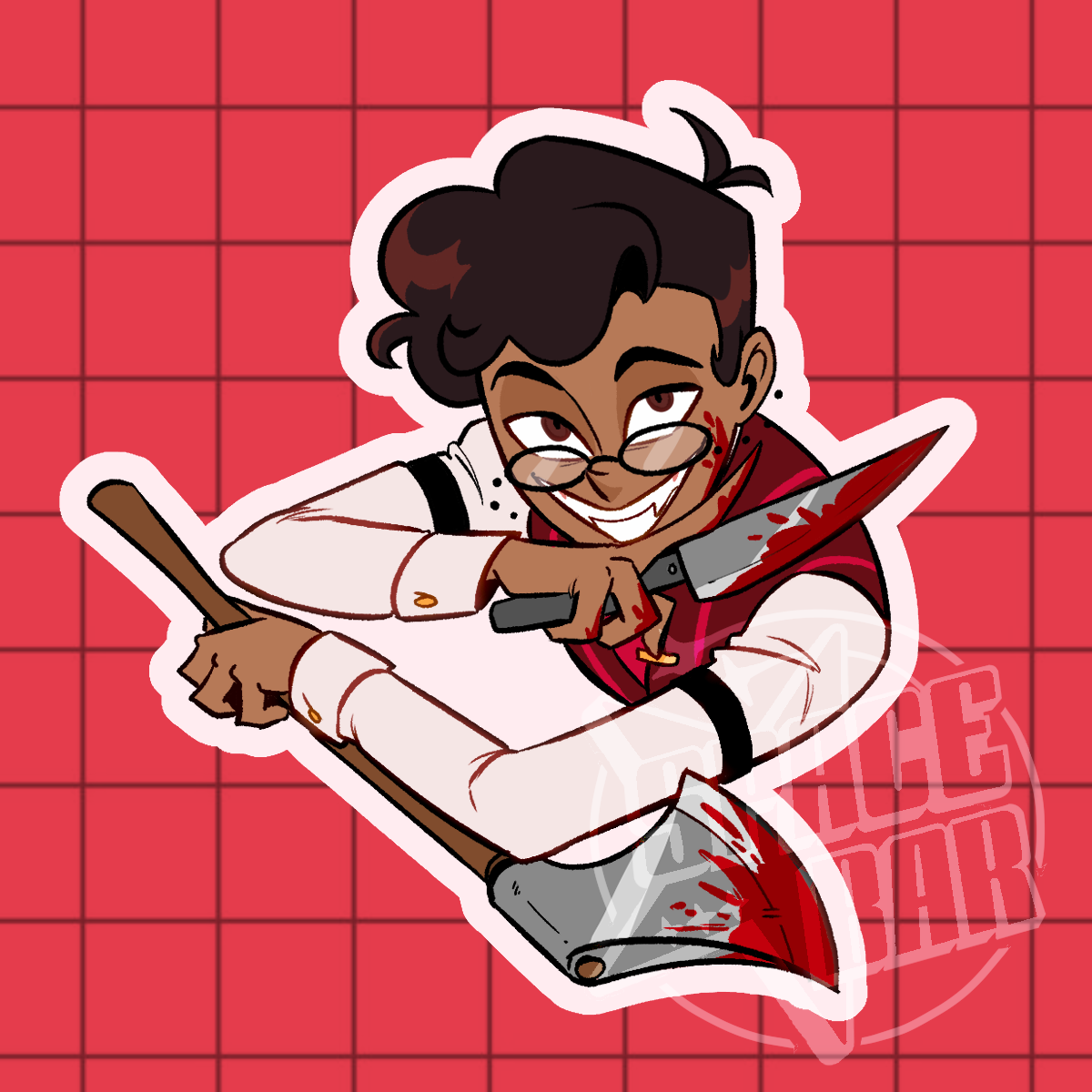 PRE-ORDER Alastor Vinyl Stickers