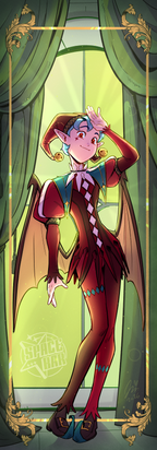 Contingency Jester Bookmark (Double Sided)