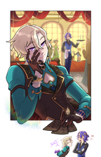 Aventurine & Butler - Honkai: Star Rail Poster