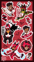 PRE-ORDER Alastor Sticker Sheet