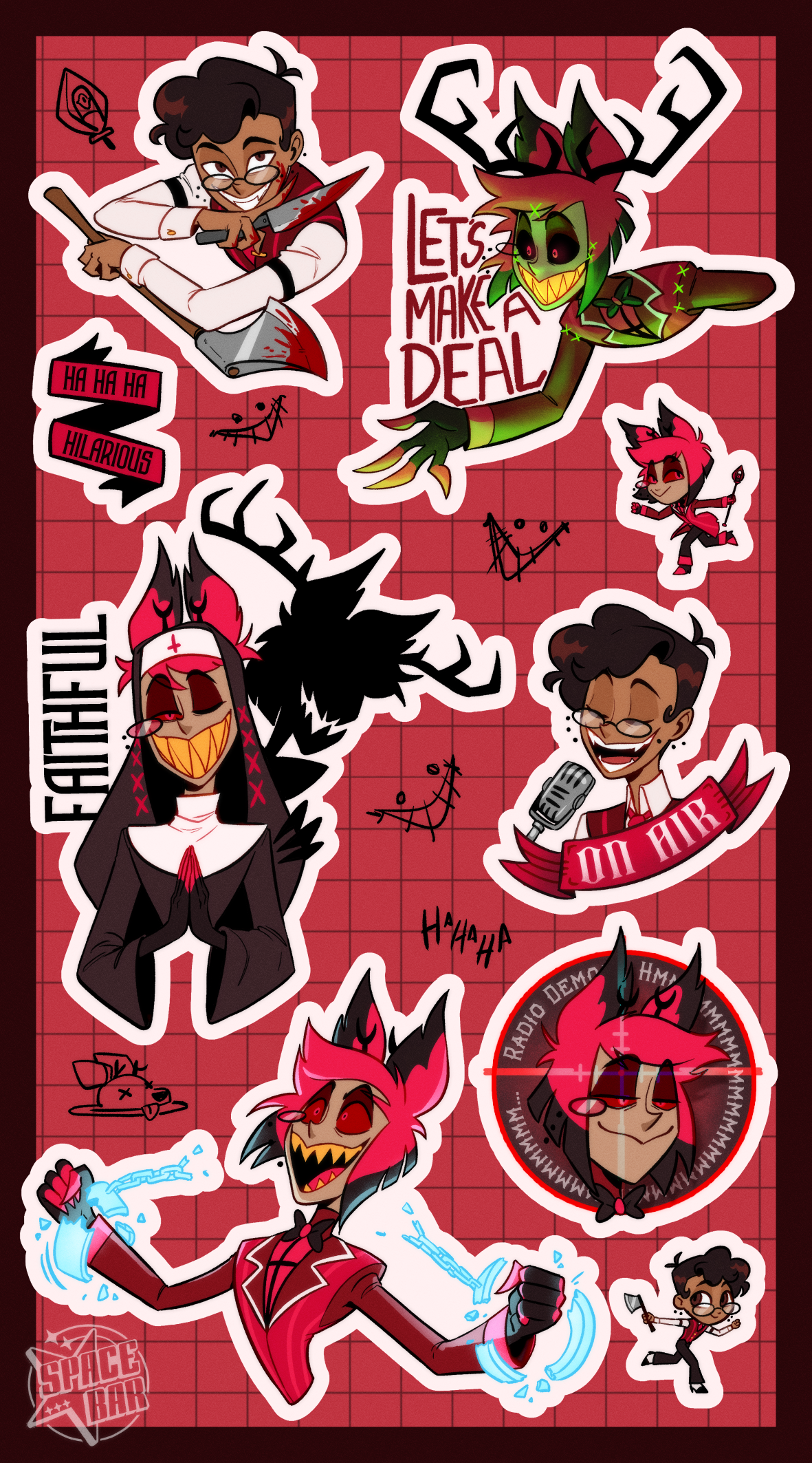 PRE-ORDER Haz Sticker Sheet