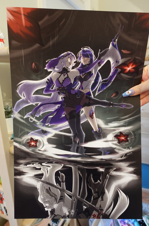 Acheron & Black Swan - Honkai: Star Rail Poster