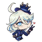 Furina - Vinyl Sticker